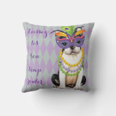 謝肉祭のボストンテリア クッション (裏面)