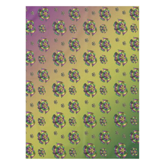 謝肉祭のマスクのテーブルクロス テーブルクロス (正面)