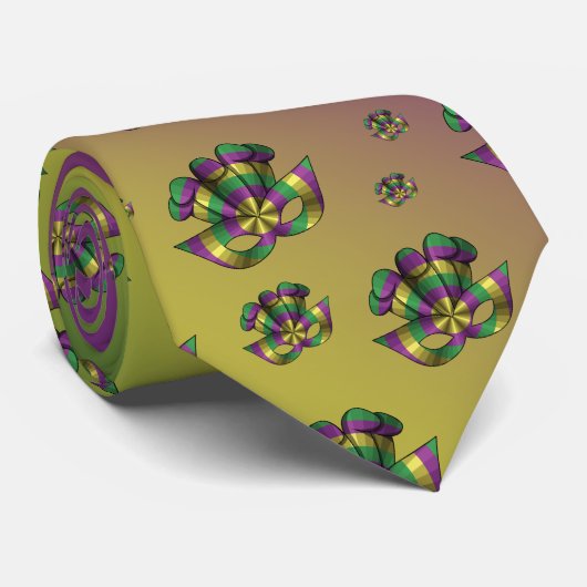 謝肉祭のマスクの人の首のタイ ネクタイ (ロール)