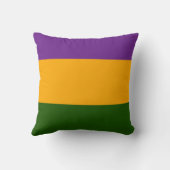 謝肉祭のモノグラムの枕w/maskおよび（紋章の）フラ・ダ・リ クッション (裏面)