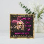 謝肉祭の仮装舞踏会16のパーティー 招待状 (スタンド正面)