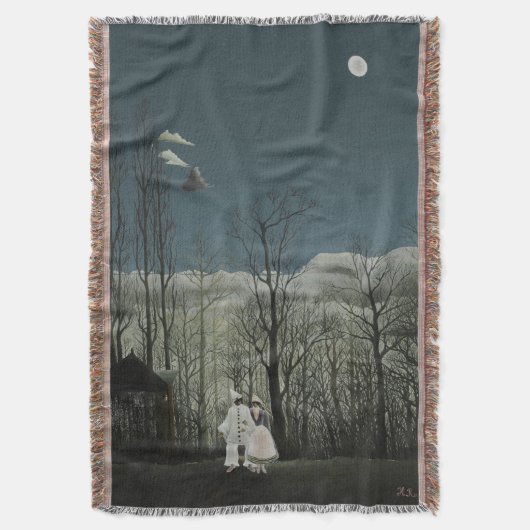 謝肉祭の夜 アンリ・ルソー 油絵 1886年 スローブランケット (正面縦)