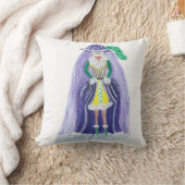 謝肉祭の女王を持つ謝肉祭王 クッション (ブランケット)