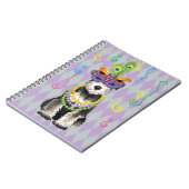 謝肉祭の小型シュナウツァー ノートブック (左側)