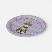 謝肉祭の小型シュナウツァー ペーパープレート (アングル)