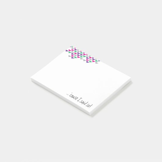 謝肉祭の幾何学的な原因私はそう後it® 4x3を言いました ポストイット (アングル)