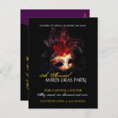 謝肉祭の招待状 インビテーションポストカード (正面/裏面)