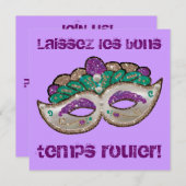 謝肉祭の招待状 招待状 (正面/裏面)