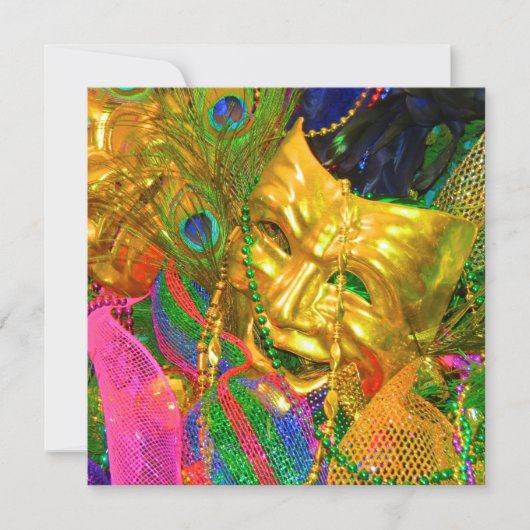 謝肉祭の招待 招待状 (正面)