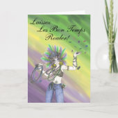 謝肉祭の挨拶状 カード (正面)