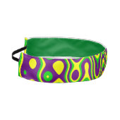 [謝肉祭の操作芸術]紫色の緑の黄色 アスレチックヘッドバンド (左)