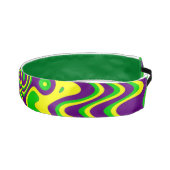 [謝肉祭の操作芸術]紫色の緑の黄色 アスレチックヘッドバンド (右)