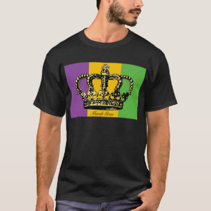 謝肉祭の旗の王冠 Tシャツ