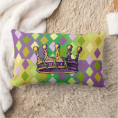 謝肉祭の王冠の服装およびギフト ランバークッション (ブランケット)