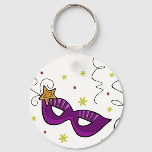 謝肉祭の目マスクKeychain キーホルダー