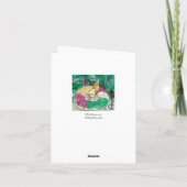 謝肉祭の精神の挨拶 カード (裏面)