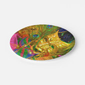 謝肉祭の紙皿 ペーパープレート (アングル)