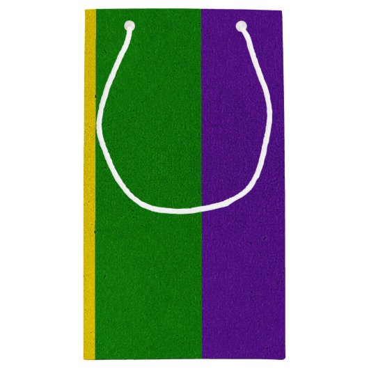 謝肉祭の縞模様 スモールペーパーバッグ (裏面)