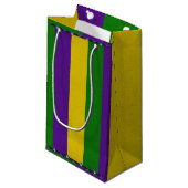 謝肉祭の縞模様 スモールペーパーバッグ (正面アングル)