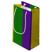 謝肉祭の縞模様 スモールペーパーバッグ (裏面アングル)