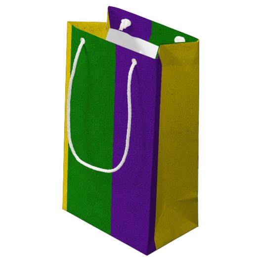 謝肉祭の縞模様 スモールペーパーバッグ (裏面アングル)