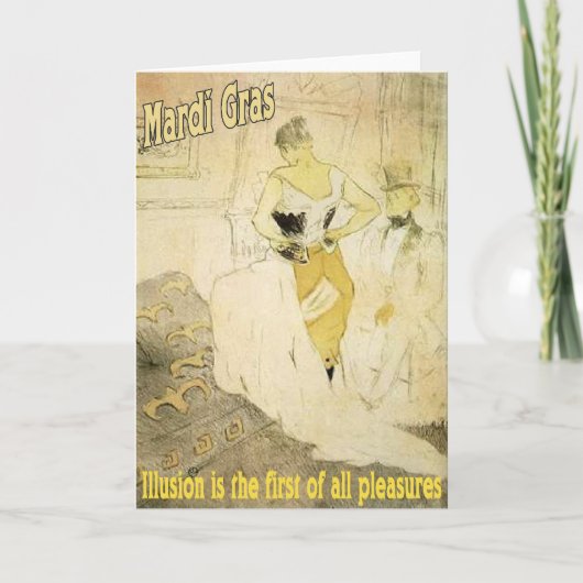 謝肉祭の錯覚 カード (正面)