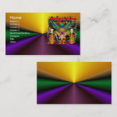 謝肉祭の魔法使いの医者スカルV-3-T 名刺 (正面/裏面)