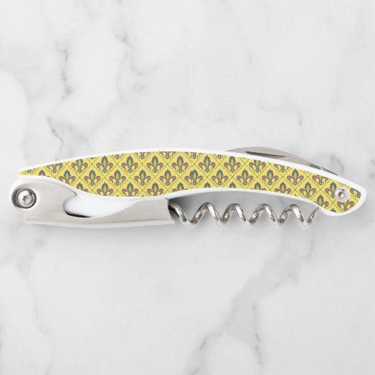 謝肉祭の（紋章の）フラ・ダ・リ ソムリエナイフ (正面)