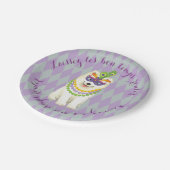 謝肉祭のSamoyed ペーパープレート (アングル)