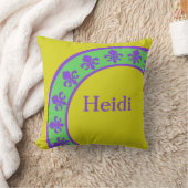 謝肉祭はカスタムなデザイナー枕を着色します クッション (ブランケット)