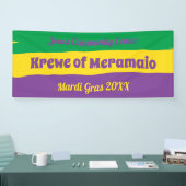 謝肉祭はカスタムな文字と縞で飾ります 横断幕 (トレードショー)