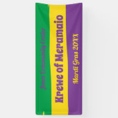 謝肉祭はカスタムな文字と縞で飾ります 横断幕 (縦)