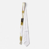 謝肉祭は野生2つ及び次熱狂するな眺めのノートを結びます ネクタイ (裏面)