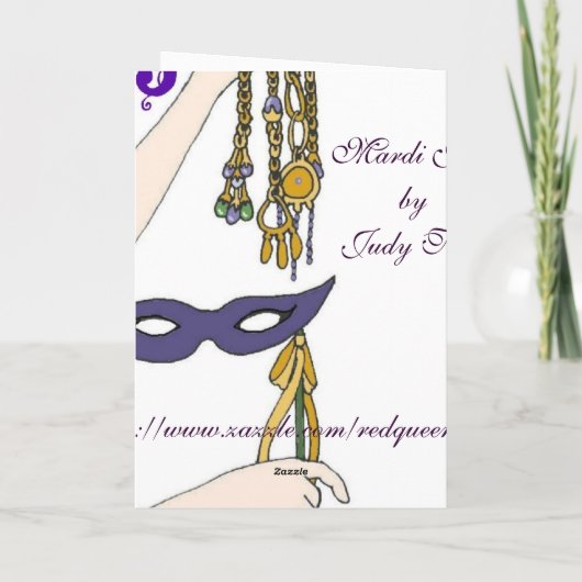 謝肉祭カード カード (裏面)