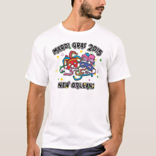 謝肉祭2015年のニュー・オーリンズ Tシャツ