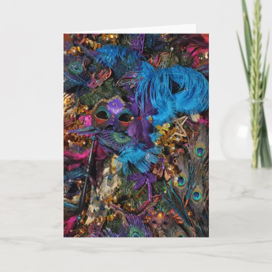 謝肉祭/ニュー・オーリンズのnotecard カード (正面)