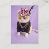 謝肉祭、ニュー・オーリンズ、リオデジャネイロ 名刺 (裏面)