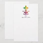 謝肉祭Fleur de Crown 便箋 (正面/裏面)