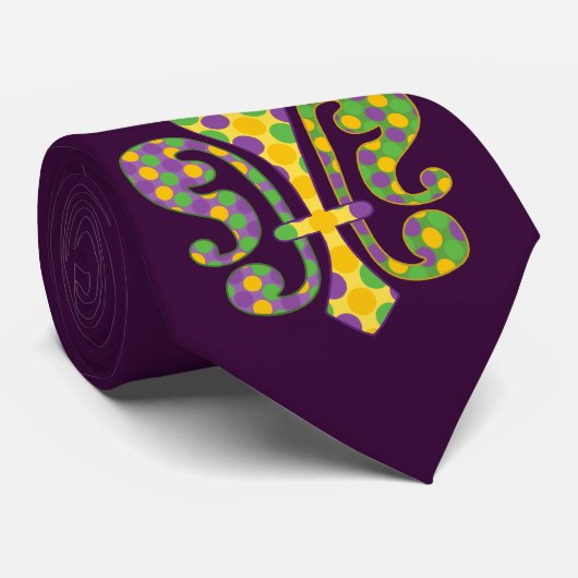 謝肉祭Fleur de Dots ネクタイ (ロール)