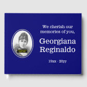 謹んで哀悼の意を表するゲストブック ゲストブック (正面)