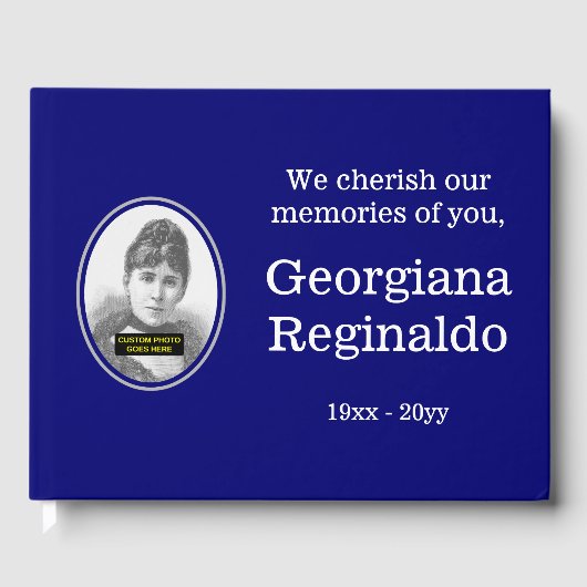 謹んで哀悼の意を表するゲストブック ゲストブック (正面)