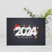 謹んで新年2024のご挨拶を申し上げます 招待状 (スタンド正面)