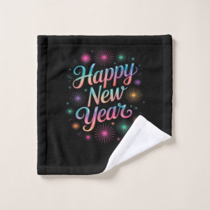 謹賀新年 2026 花火 エッセンシャル ウォッシュタオル