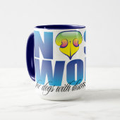 識別力があるにおいを持つ犬のためのNosework マグカップ (正面左)