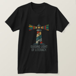 識字の灯台Tシャツ | Lib Tシャツ