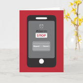 警おもしろい告ストップ員の退職 カード (黄色い花)