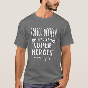 警おもしろい察ことわざ警察官 Tシャツ