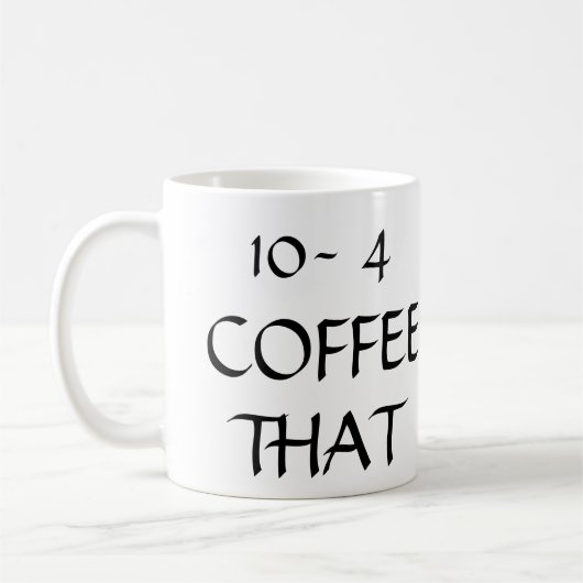 警おもしろい察引用文 コーヒーマグカップ (左)