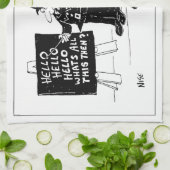 警おもしろい察養成所 キッチンタオル (折り畳み)