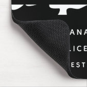 警カスタム務士官警察学校の卒業 マウスパッド (コーナー)